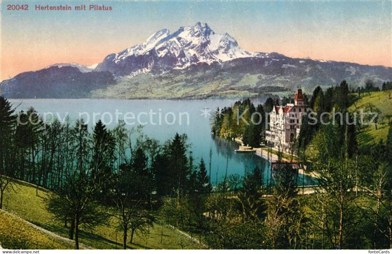 13114592 Hertenstein LU Panorama Vierwaldstaettersee Mit Pilatus Hertenstein - Sonstige & Ohne Zuordnung