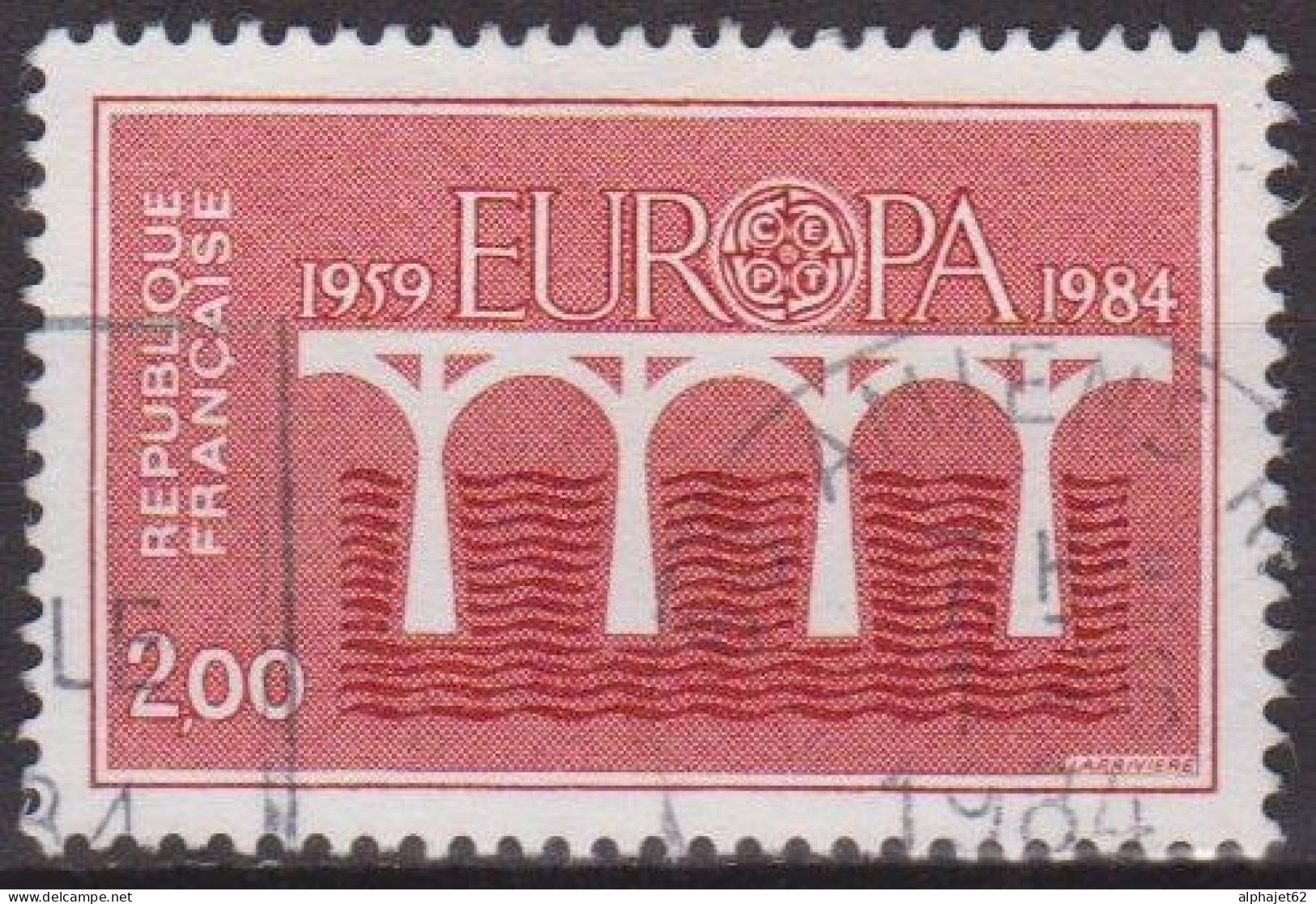 Europa - FRANCE - Pont Stylisé - N° 2309 - 1984 - Used Stamps