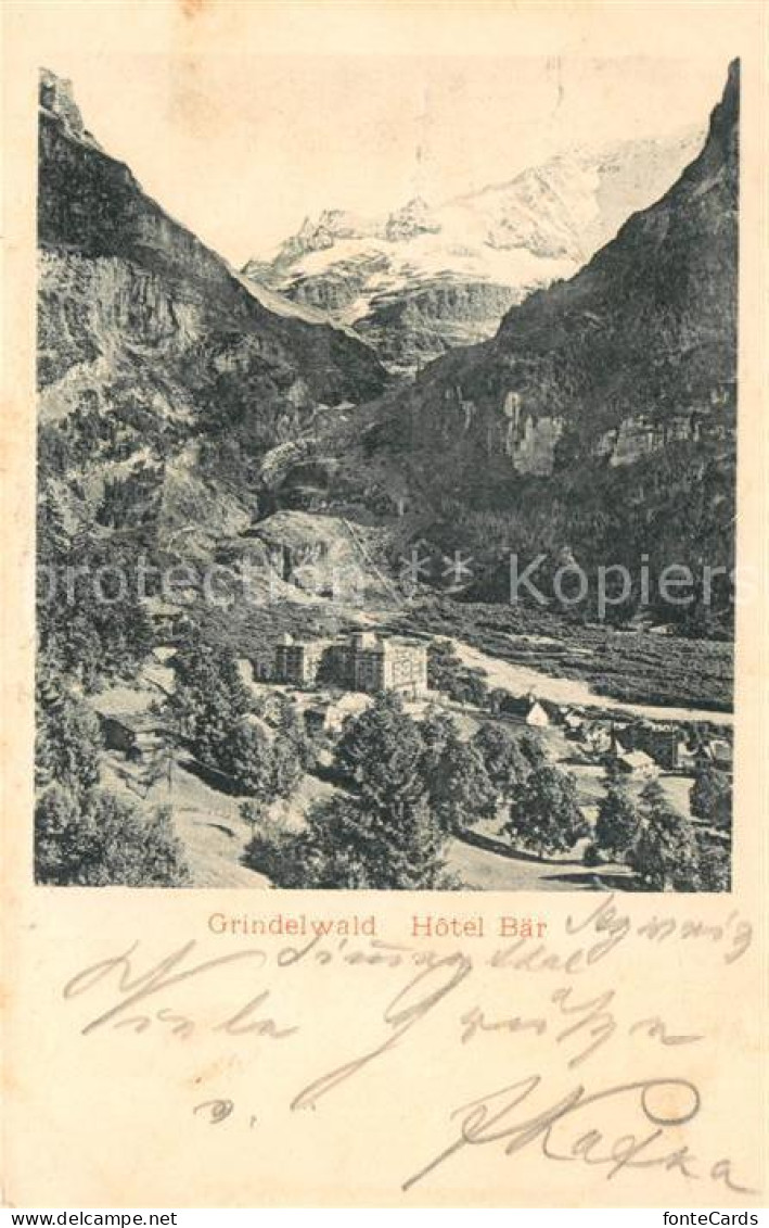 13114574 Grindelwald Hotel Baer Alpenpanorama Grindelwald - Andere & Zonder Classificatie