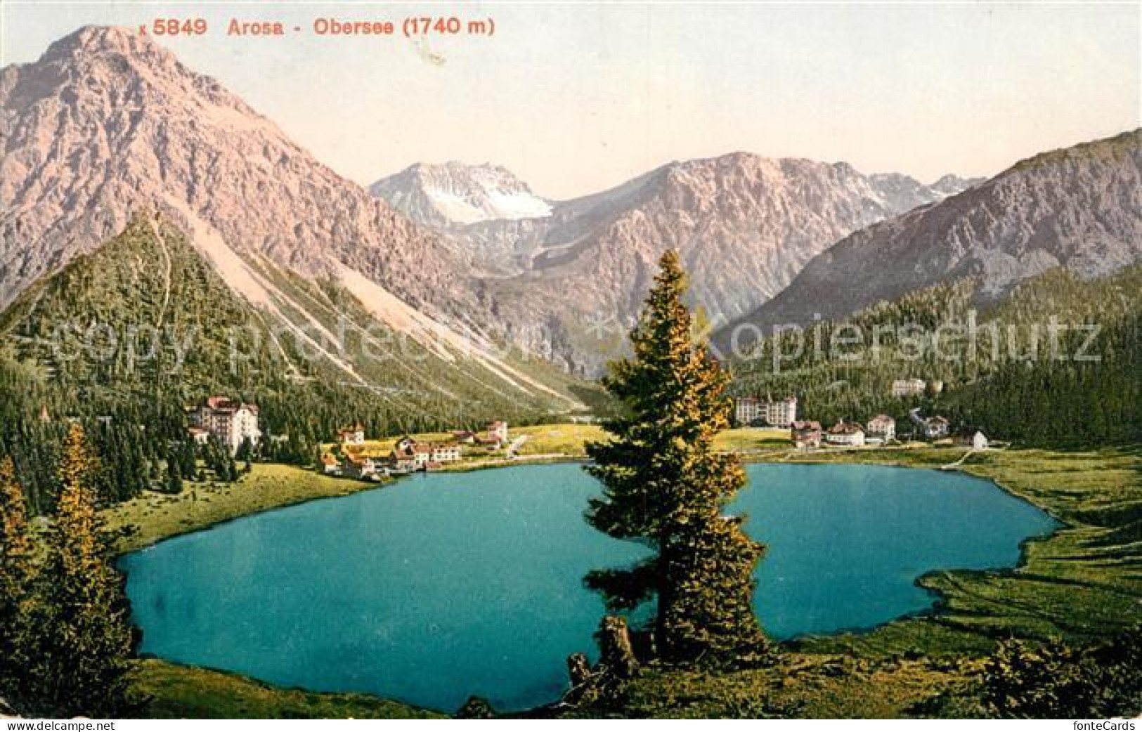 13114573 Arosa GR Obersee Alpenpanorama Arosa - Andere & Zonder Classificatie