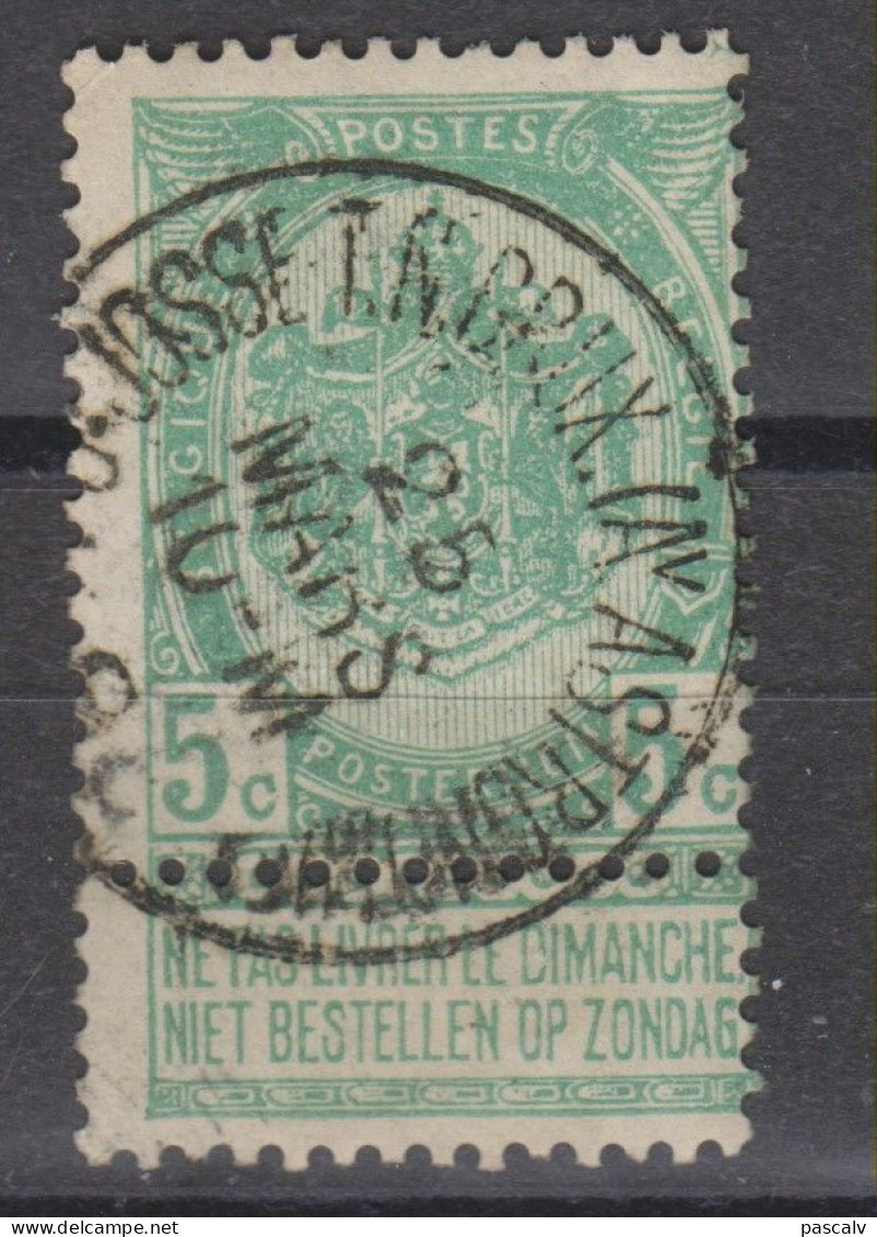 COB 56 Oblitération Centrale ST-JOSSE-T.N.BRUX. (AV ASTRONOMIE) - 1893-1907 Wappen