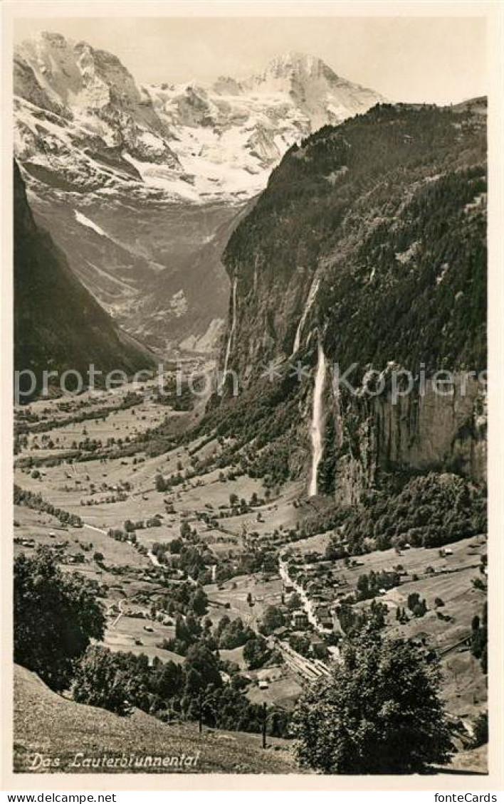 13114561 Lauterbrunnental Panorama Wasserfall Alpen Lauterbrunnental - Sonstige & Ohne Zuordnung