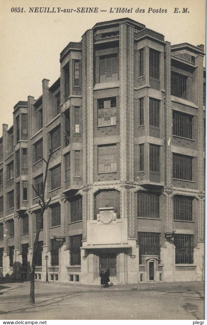 1-92051 01 03 - NEUILLY SUR SEINE - L'HÔTEL DES POSTES - Neuilly Sur Seine