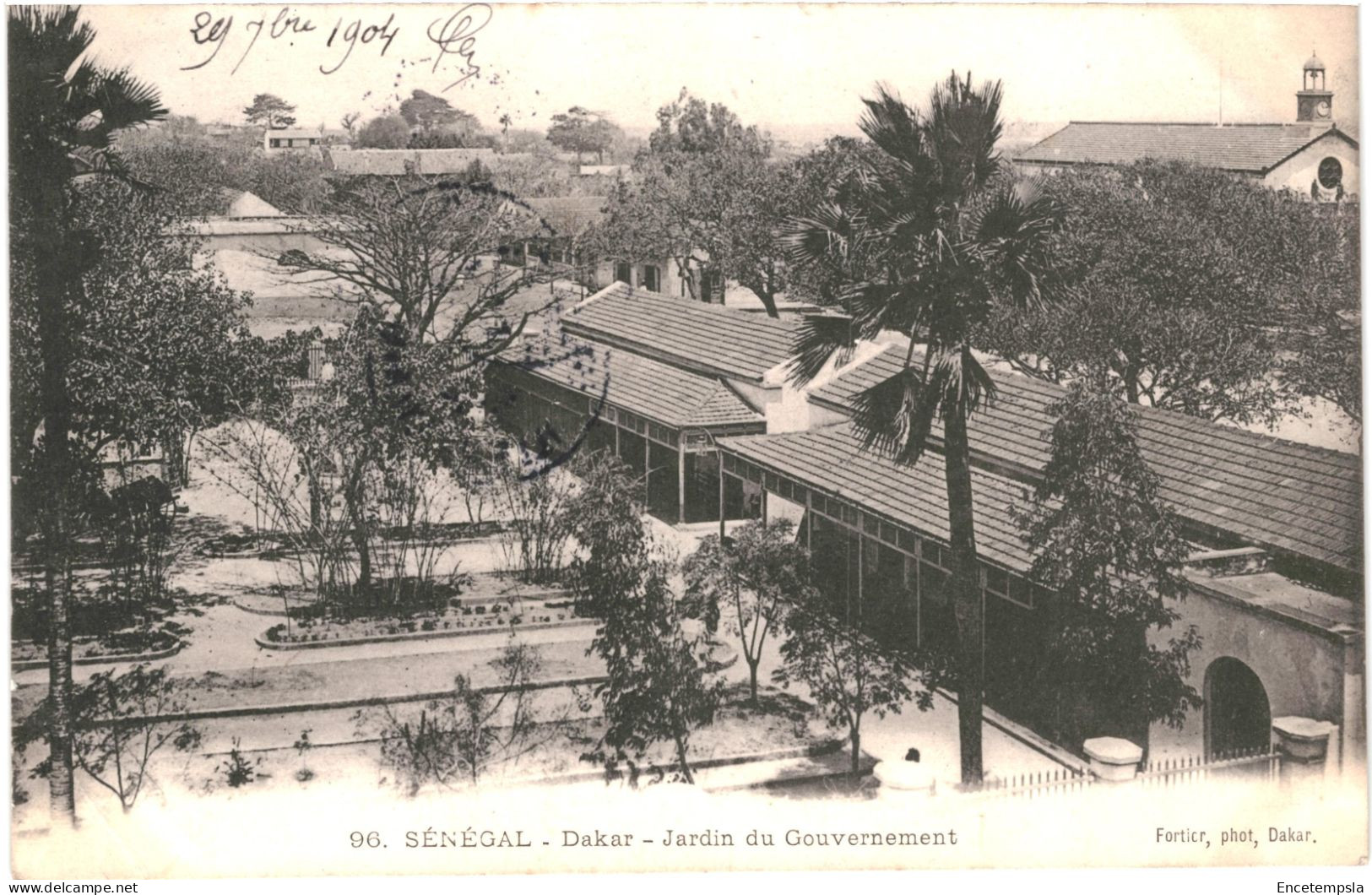 CPA Carte Postale Sénégal Dakar Jardin Du Gouvernement 1904 VM80099ok - Sénégal