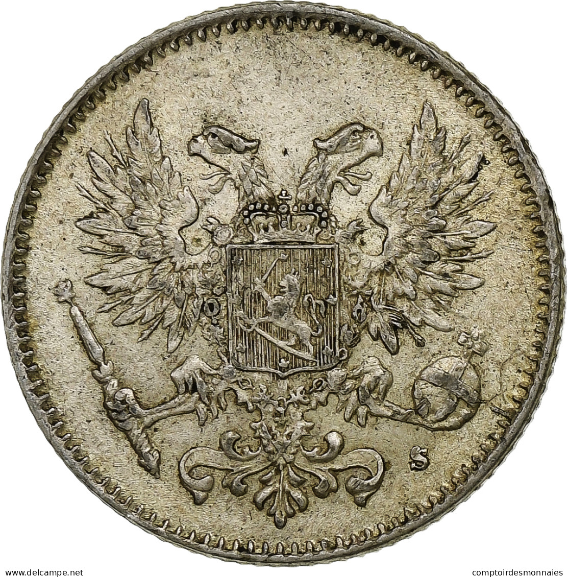 Monnaie, Finlande, Nicholas II, 50 Penniä, 1917, Helsinki, SUP, Argent, KM:2.2 - Finnland