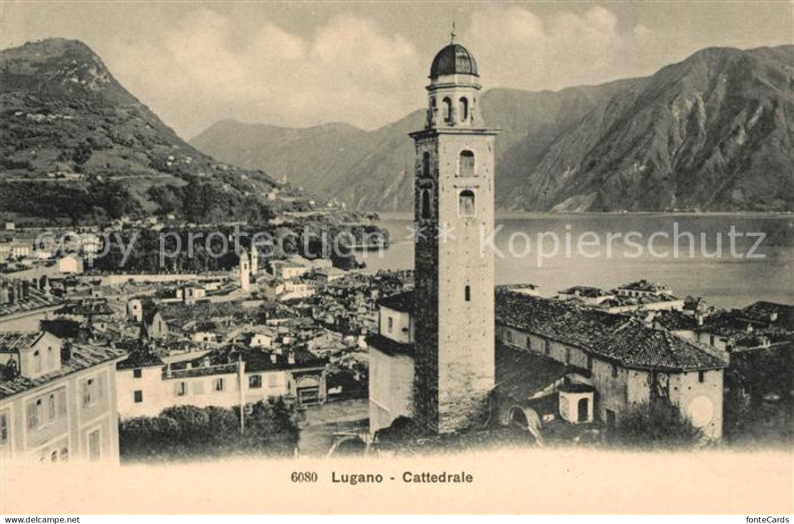 13114540 Lugano Lago Di Lugano Cattedrale Luganersee Alpenpanorama Lugano - Altri & Non Classificati