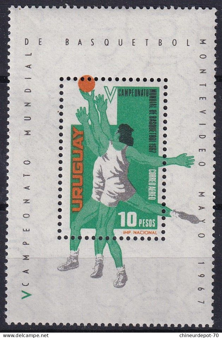 Basquet Uruguay 1967 Neufs Sans Charnières ** - Uruguay