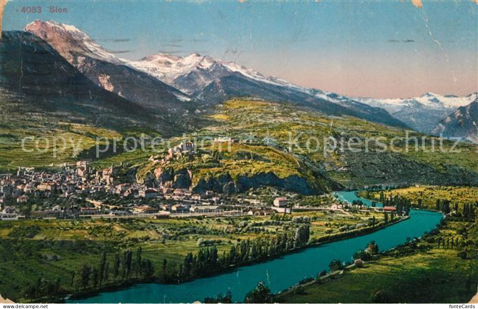 13114514 Sion VS Landschaftspanorama Alpen Sion - Autres & Non Classés