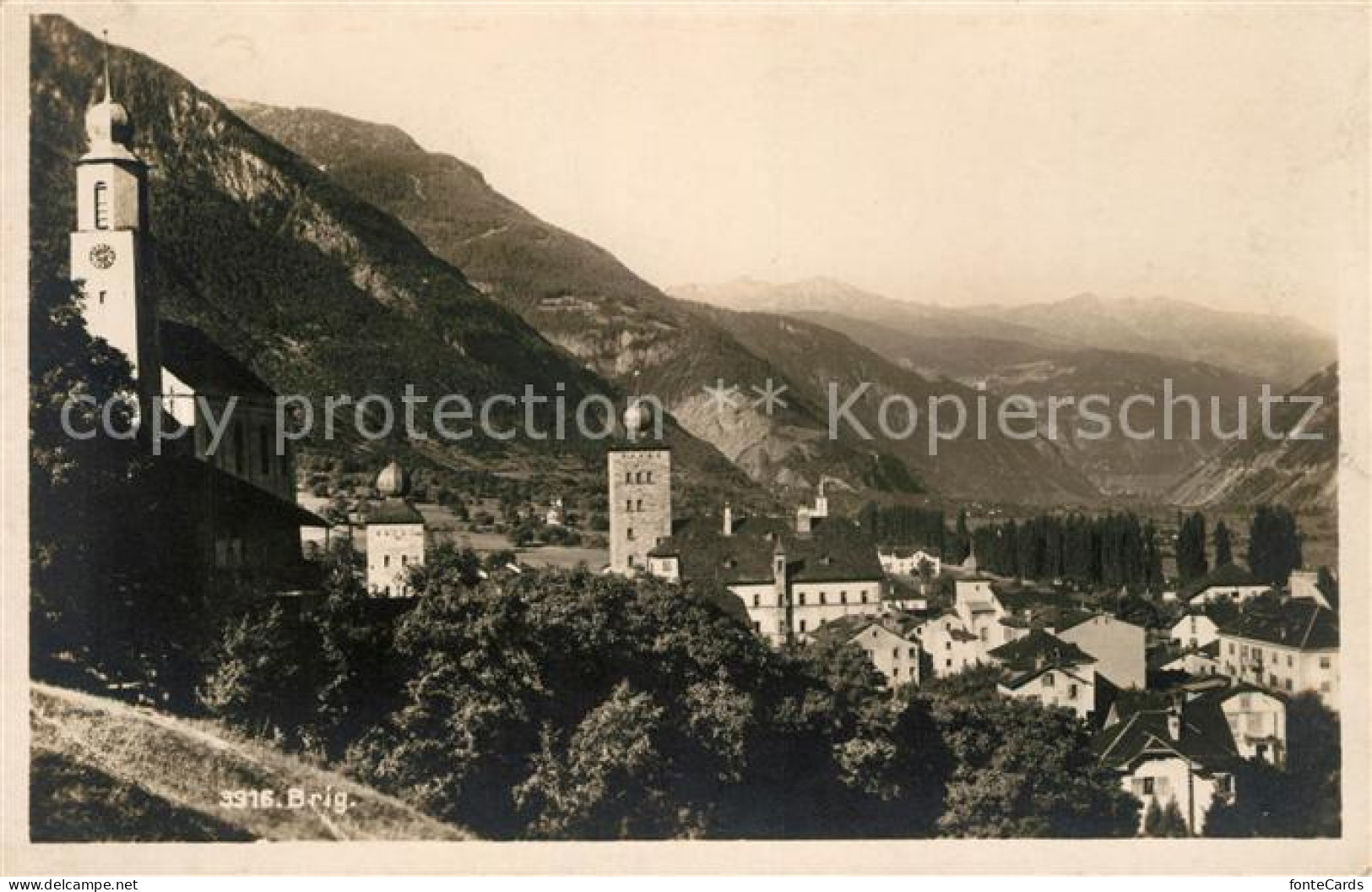 13114511 Brig VS Panorama Alpen Brig - Sonstige & Ohne Zuordnung