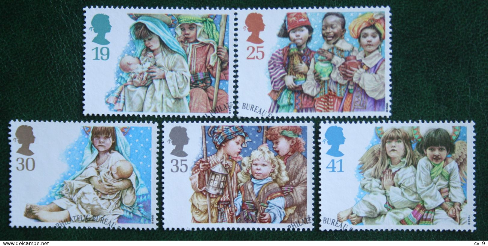 Natale Weihnachten Xmas Noel Kerst (Mi 1539-1543) 1994 Used Gebruikt Oblitere ENGLAND GRANDE-BRETAGNE GB GREAT BRITAIN - Used Stamps