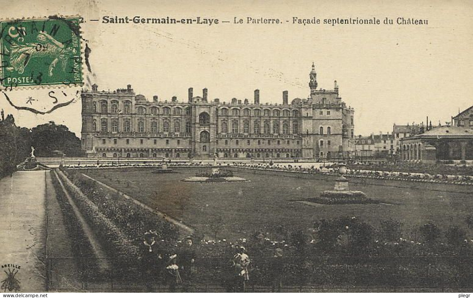 0-78551 01 11 - ST GERMAIN EN LAYE - LE PARTERRE - FACADE SEPTENTRIONALE DU CHÂTEAU - St. Germain En Laye (Kasteel)