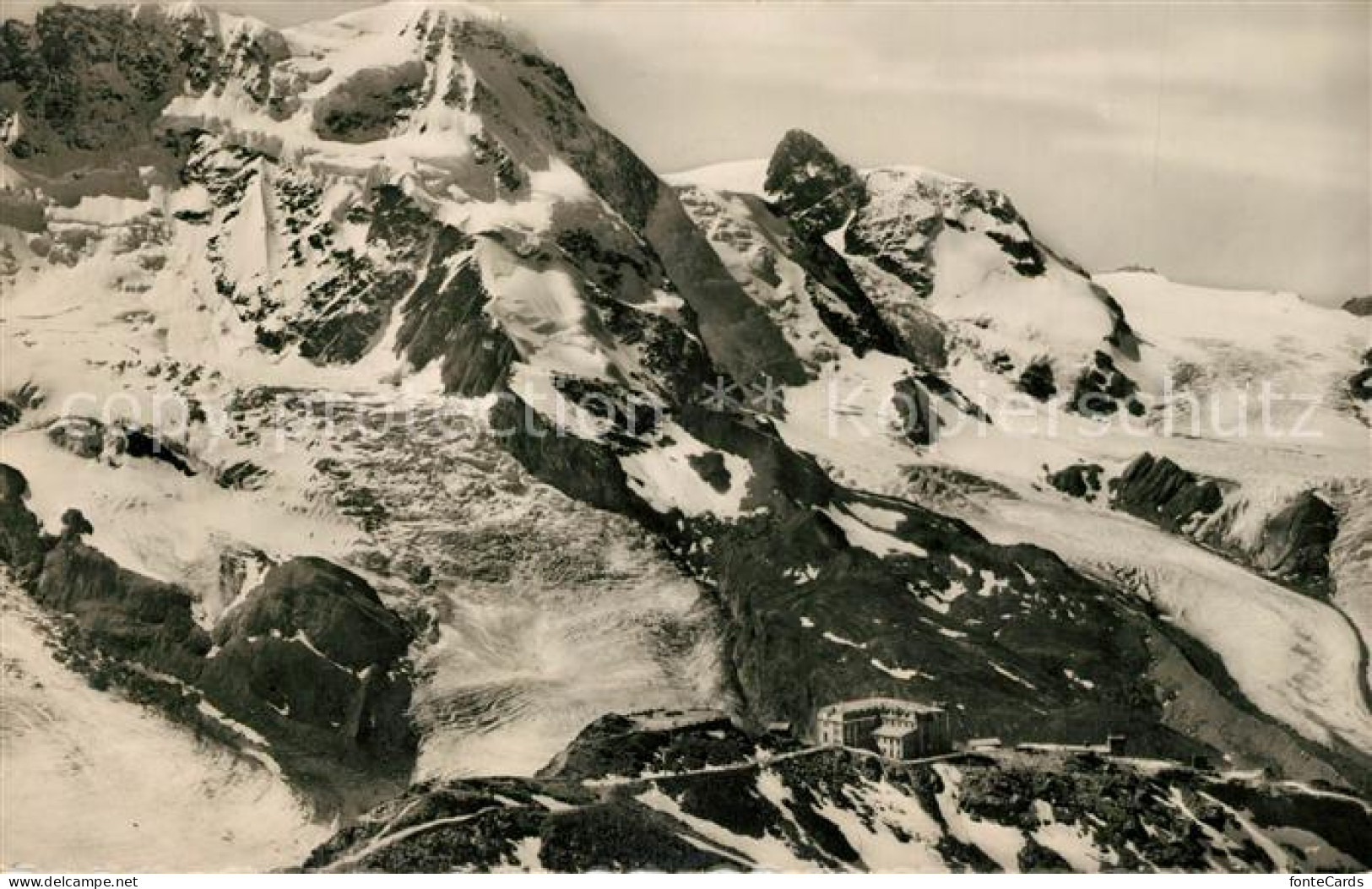 13114168 Gornergrat Zermatt Berghotel Breithorn Kleines Matterhorn Gebirgspanora - Andere & Zonder Classificatie