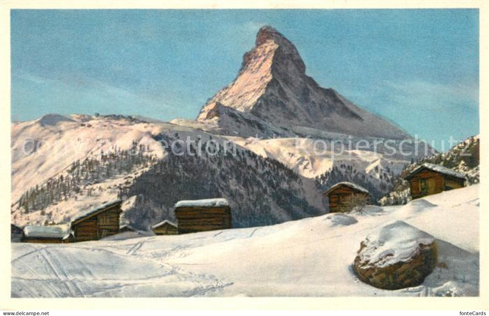 13114164 Mont Cervin Gebirgspanorama Walliser Alpen Mont Cervin - Altri & Non Classificati