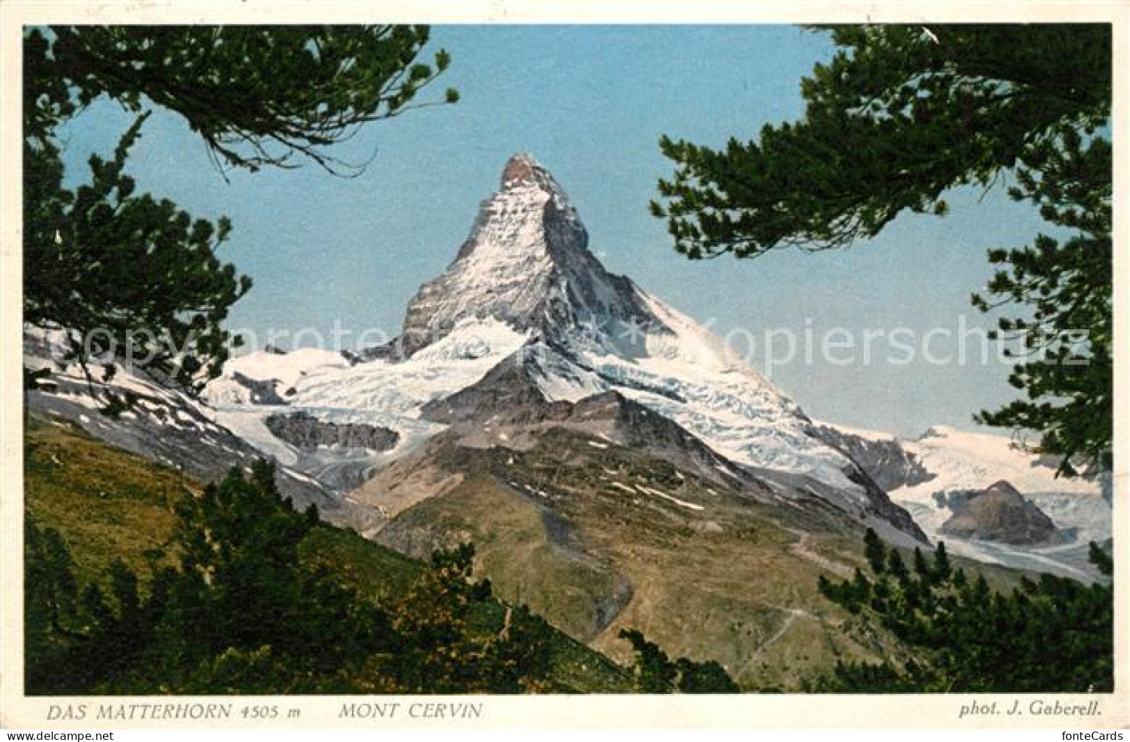 13114163 Mont Cervin Gebirgspanorama Walliser Alpen Mont Cervin - Andere & Zonder Classificatie