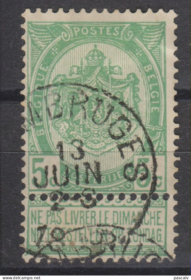 COB 56 Oblitération Centrale STAMBRUGES - 1893-1907 Wappen
