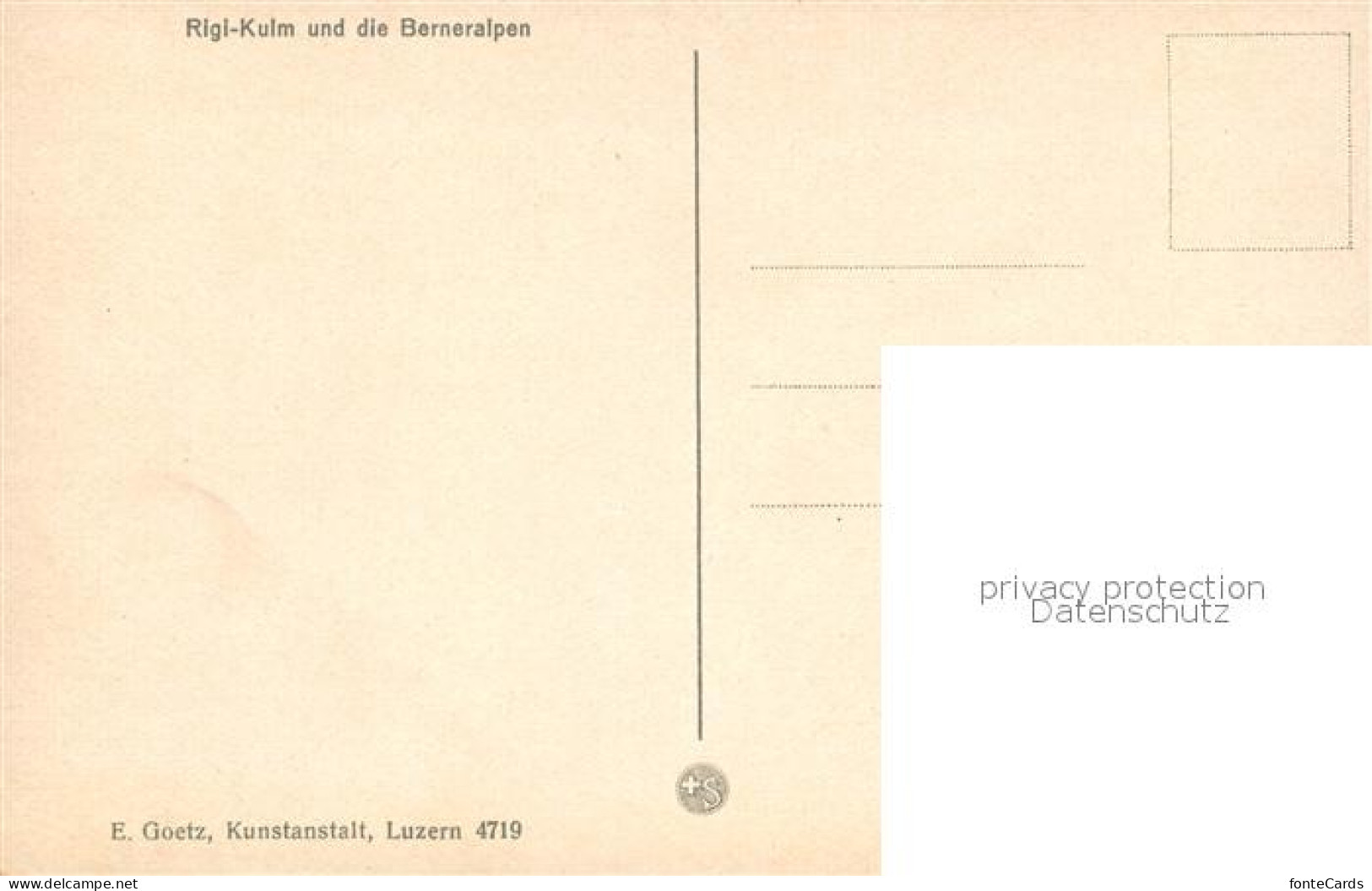 13114138 Rigi Kulm Gegen Berner Alpen Rigi Kulm - Andere & Zonder Classificatie