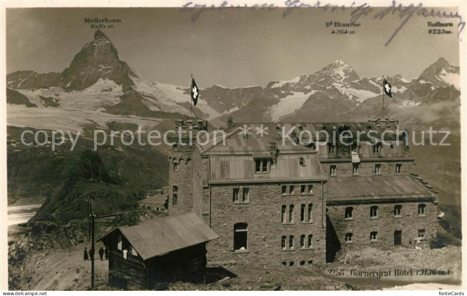 13114128 Gornergrat Zermatt Kulm Hotel Matterhorn Walliser Alpen Gornergrat Zerm - Sonstige & Ohne Zuordnung