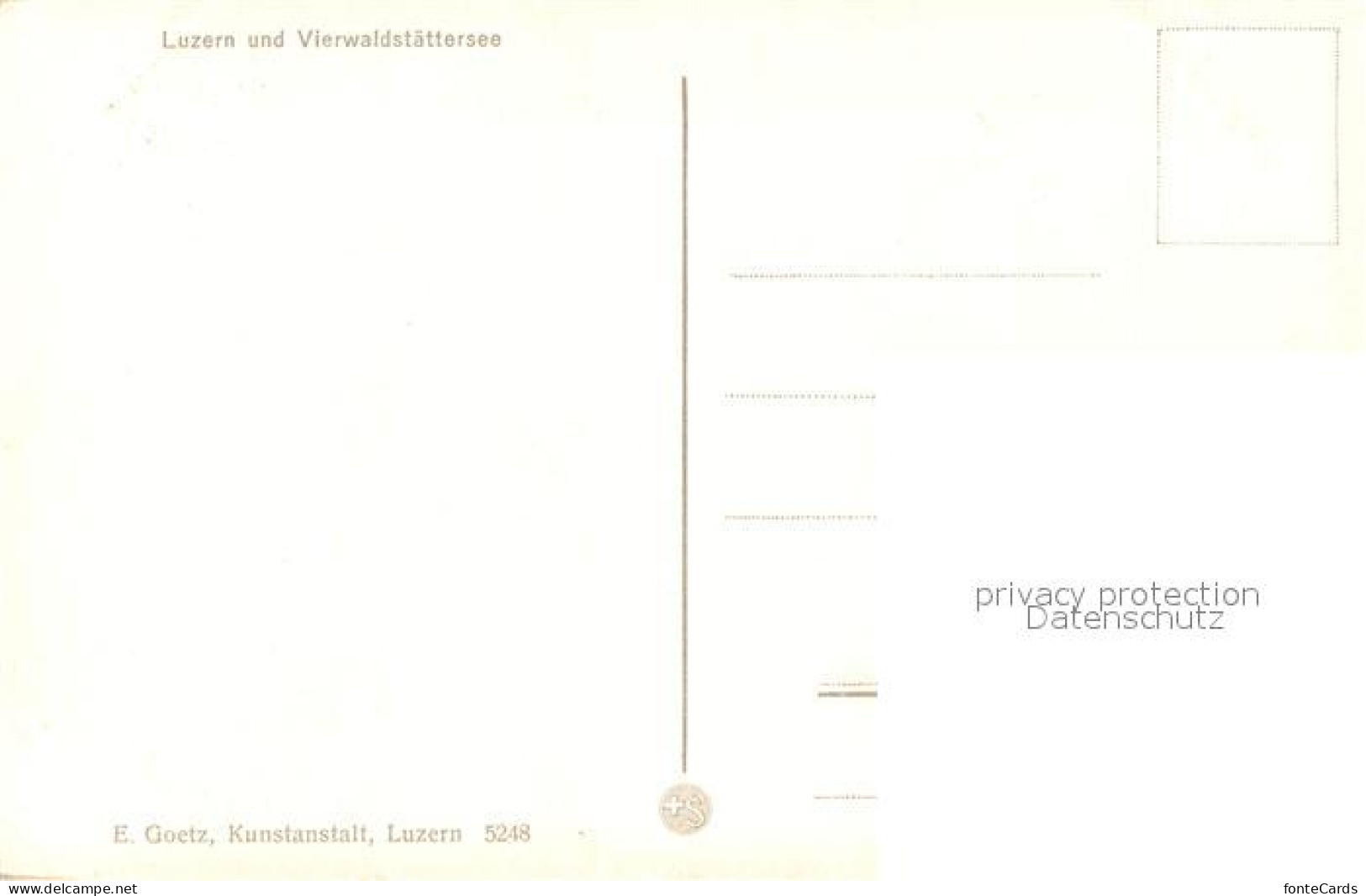 13114124 Luzern LU Vierwaldstaettersee Und Umgebung Alpenpanorama Aus Der Vogelp - Altri & Non Classificati