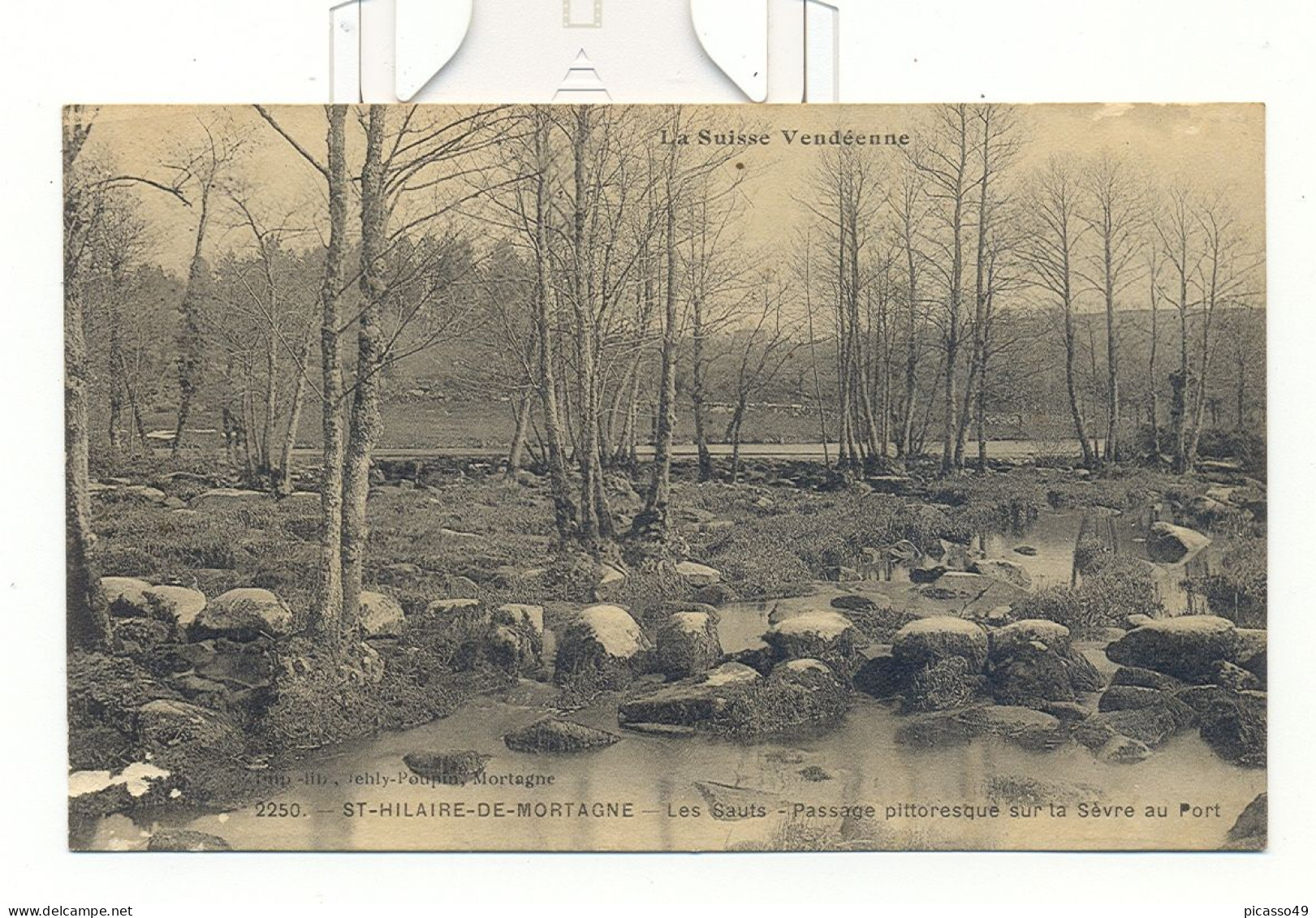 Vendée , St Hilaire De Mortagne  , La Suisse Vendéenne , Les Sauts, Passage Pitoresque Sur La Sevre Au Port - Sonstige & Ohne Zuordnung