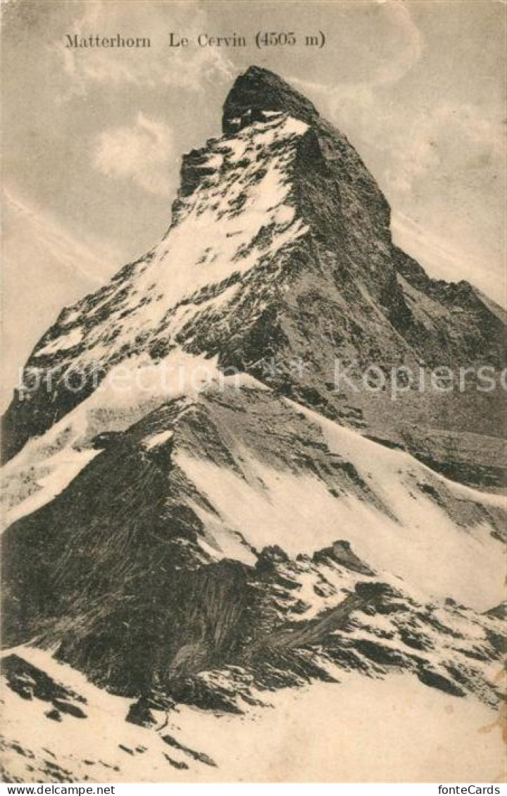 13114121 Matterhorn VS Le Cervin Gebirgspanorama Walliser Alpen Matterhorn VS - Altri & Non Classificati