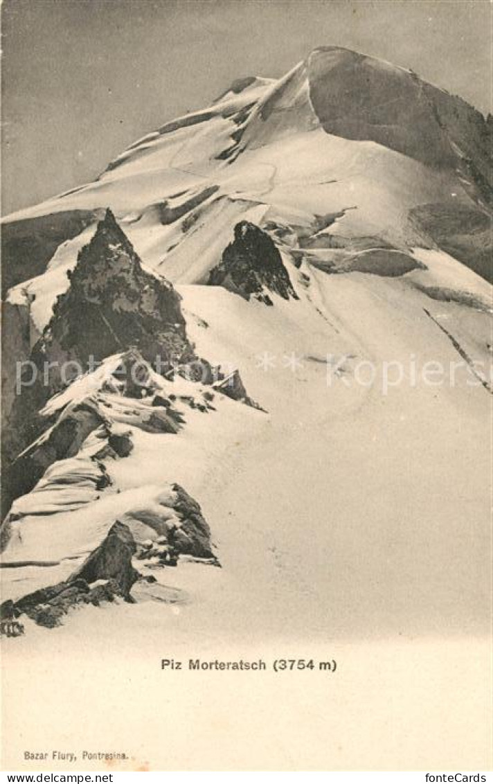 13114120 Piz Morteratsch Gebirgspanorama Berninagruppe Piz Morteratsch - Andere & Zonder Classificatie