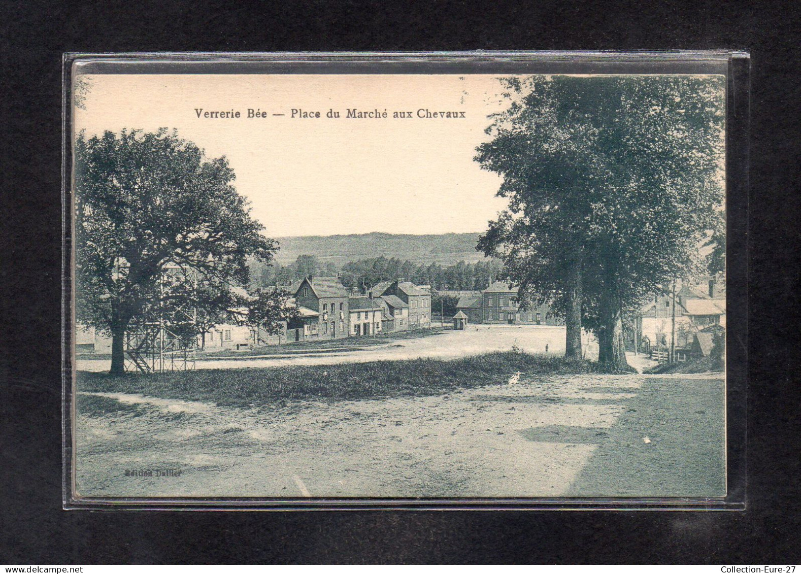 (27/04/24) 76-CPA BLANGY SUR BRESLE - VERRERIE BEE - PLACE DU MARCHE AUX CHEVAUX - Blangy-sur-Bresle