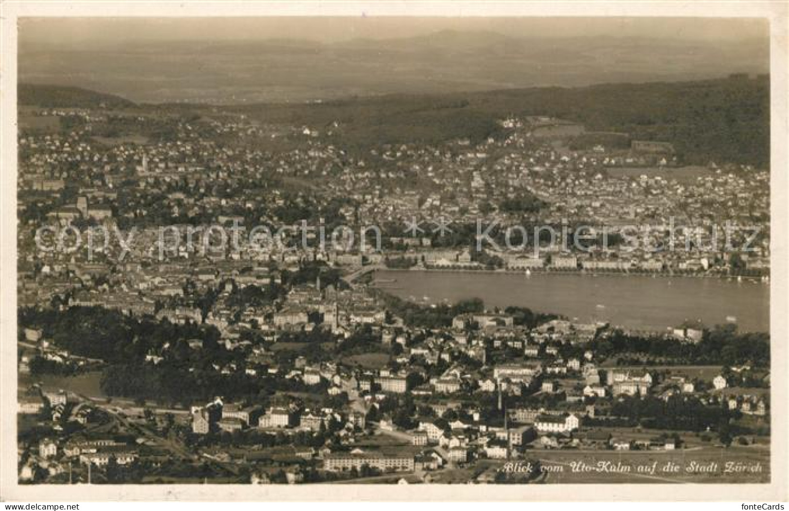 13113940 Zuerich ZH Panorama Blick Vom Uto Kulm Zuerich - Sonstige & Ohne Zuordnung