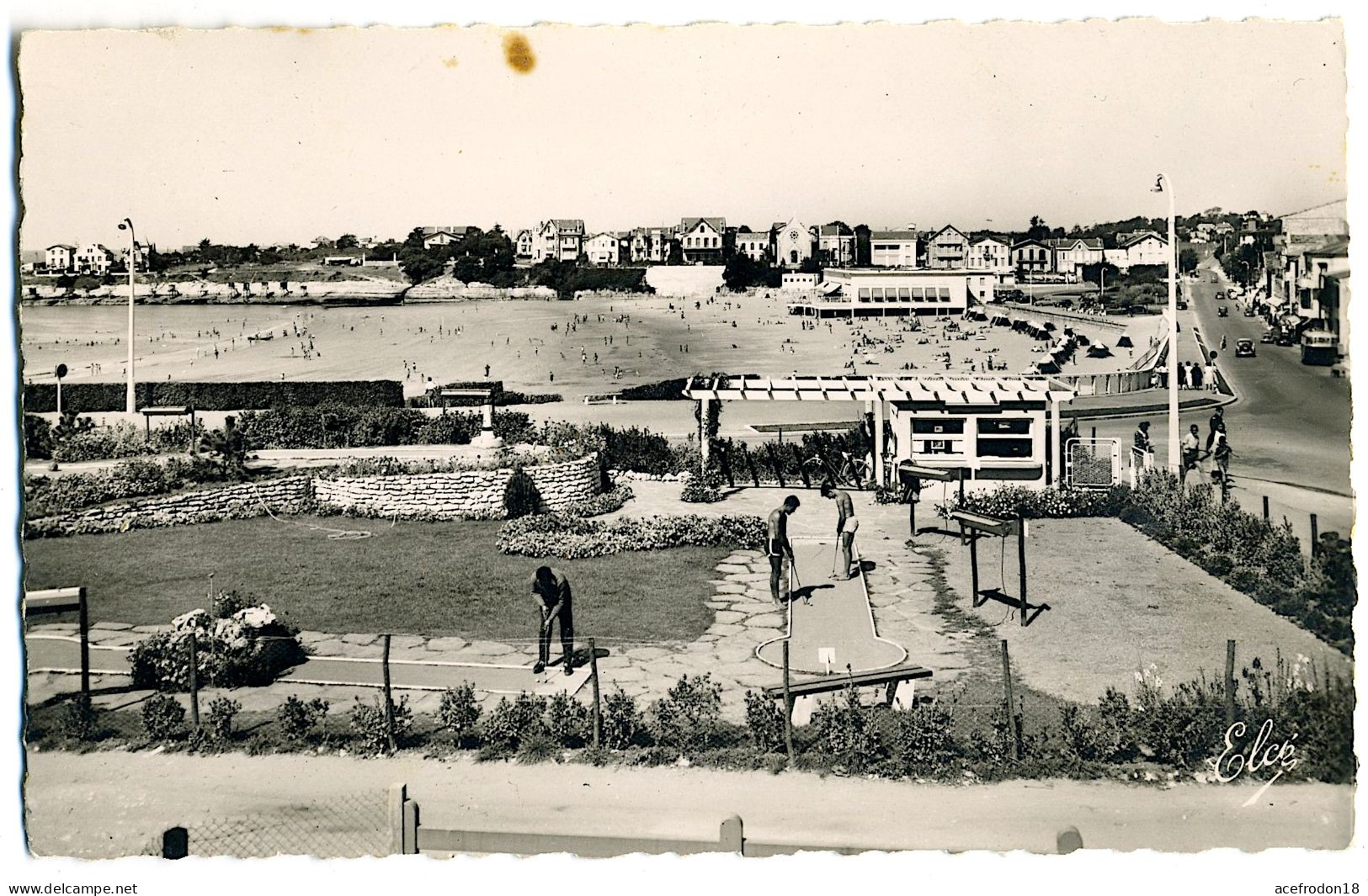 Royan-Pontaillac - Le Golf Miniature - La Plage Et La Route Vers Saint-Palais - Royan