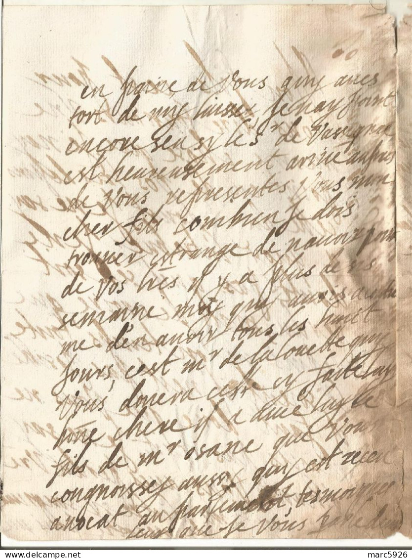 N°1972 ANCIENNE LETTRE DE ELISABETH DE NASSAU AU DUC DE BOUILLON DATE 1626 - Historical Documents