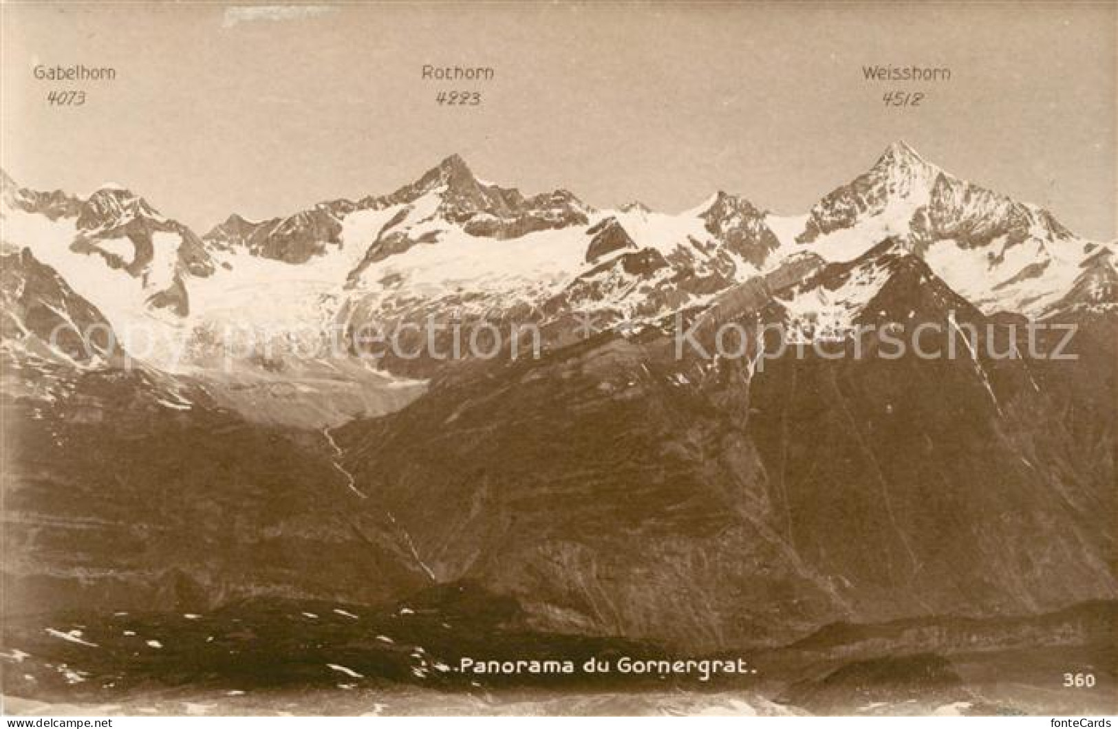 13113931 Gornergrat Zermatt Alpenpanorama Walliser Alpen Gornergrat Zermatt - Andere & Zonder Classificatie