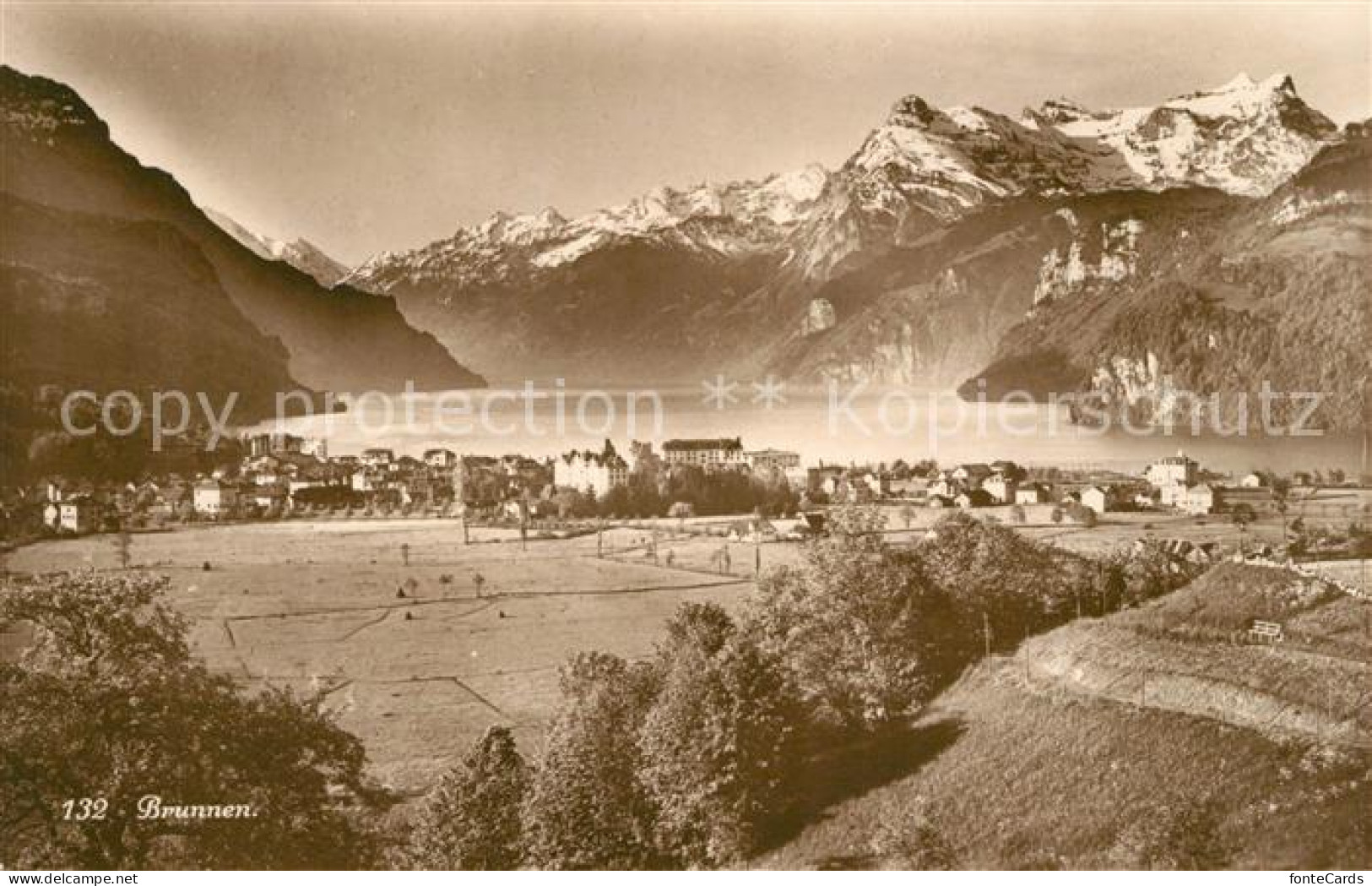 13113923 Brunnen SZ Panorama Vierwaldstaettersee Alpen Brunnen - Sonstige & Ohne Zuordnung