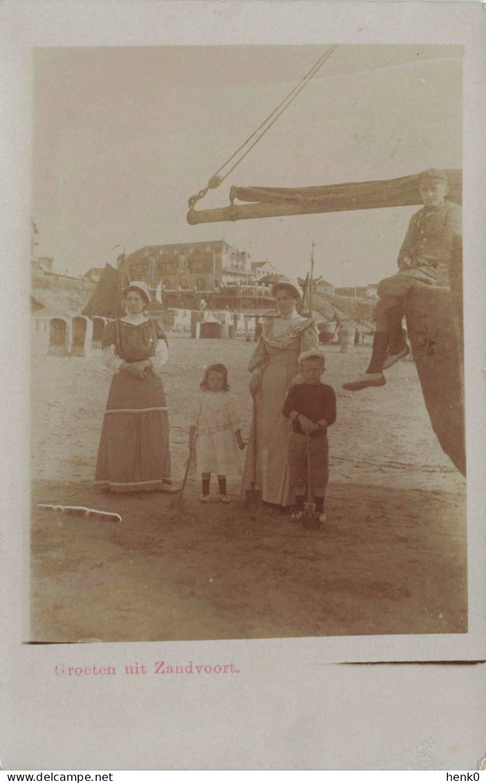 Zandvoort Strand Oude Fotokaart Uit 1907 OB2093 - Zandvoort