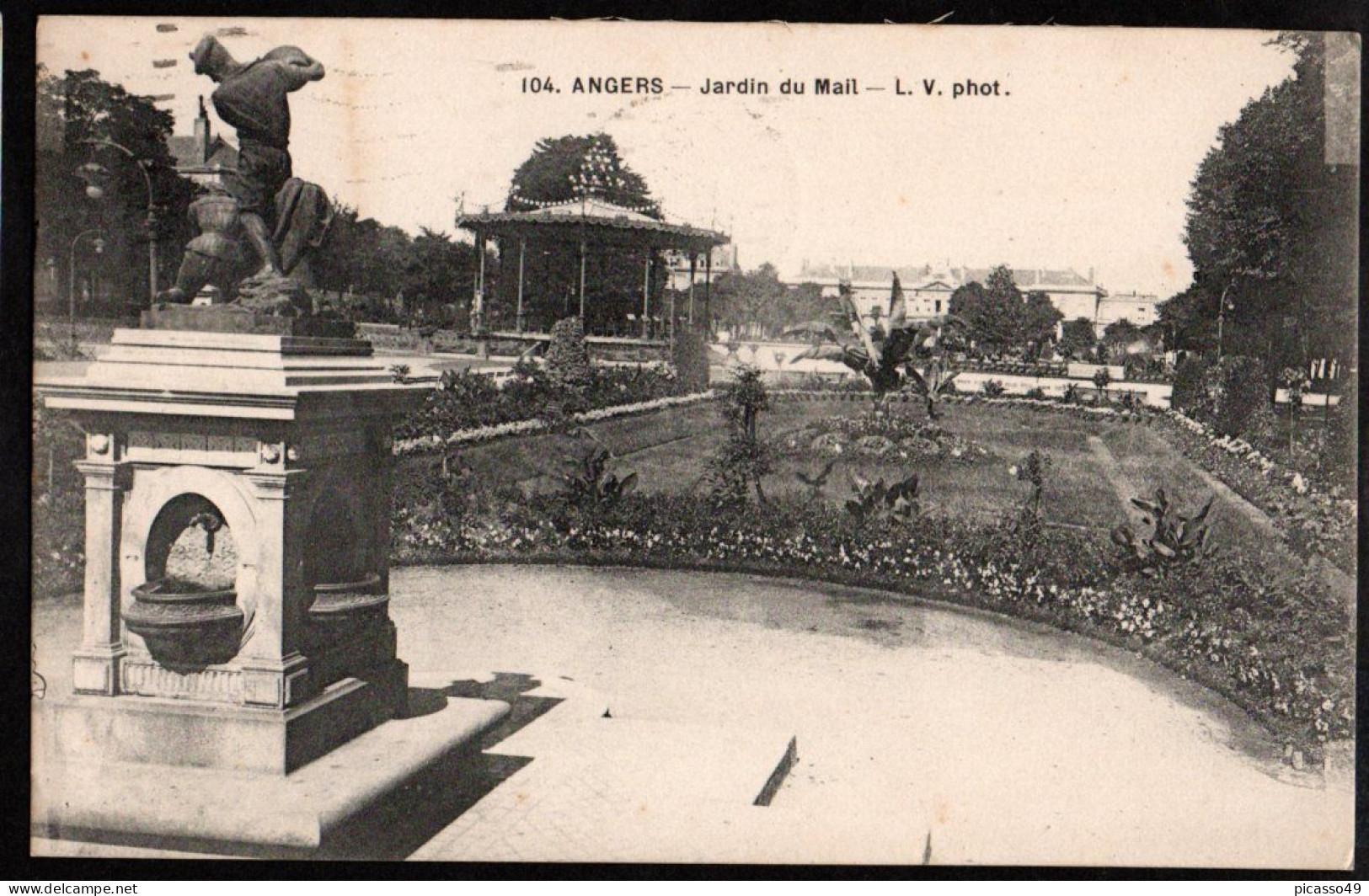 Maine Et Loire , Angers , Jardin Du Mail - Angers