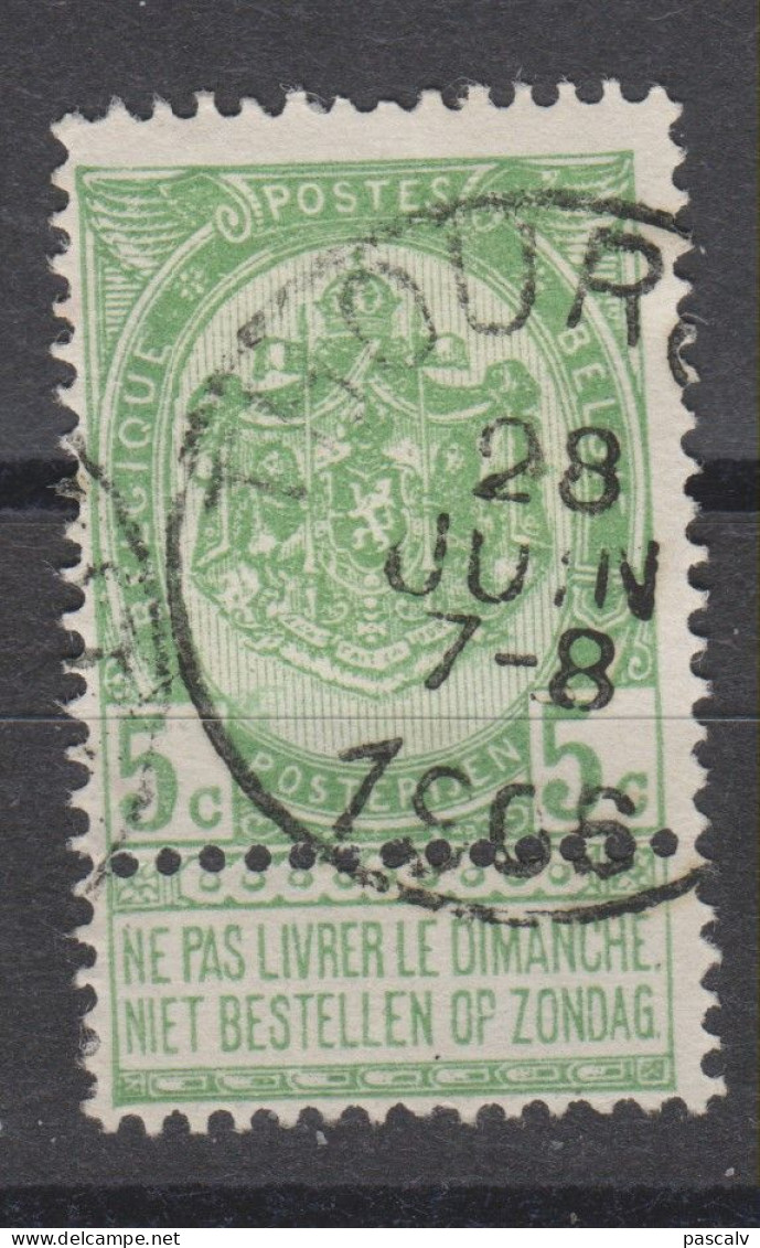 COB 56 Oblitération Centrale THOUROUT - 1893-1907 Wappen