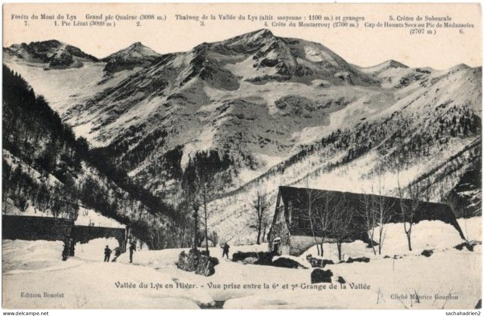 31. Vallée Du Lys En Hiver. Vue Prise Entre La 6e Et 7e Grange De La Vallée - Otros & Sin Clasificación