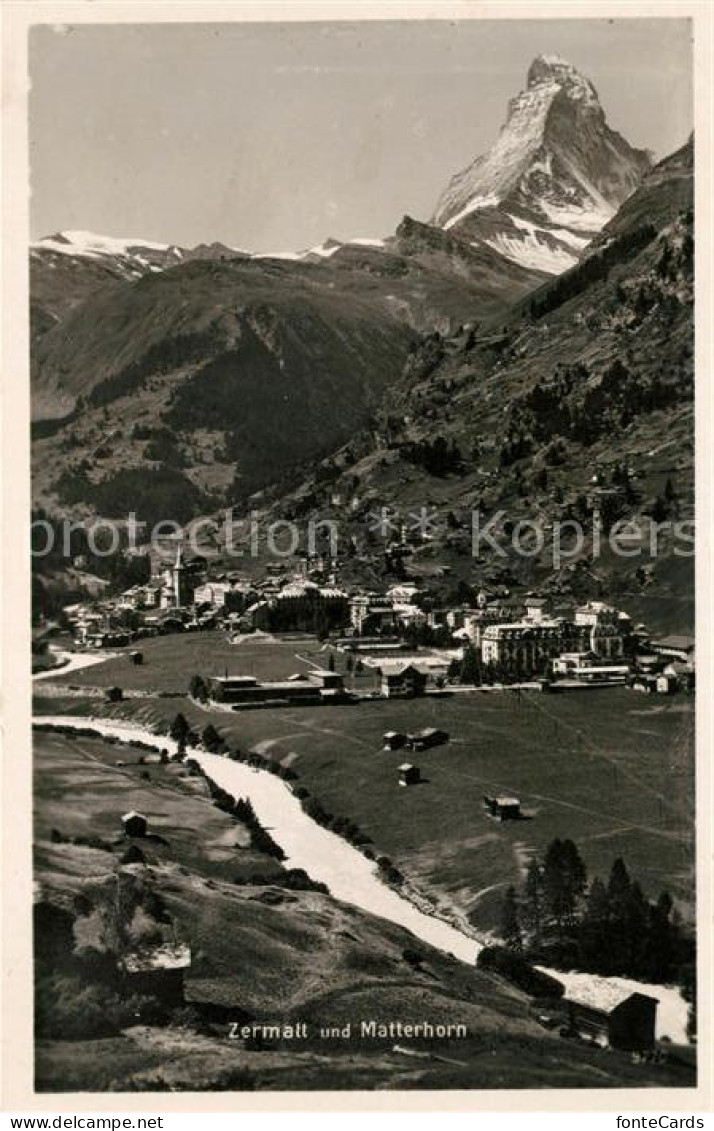 13113883 Zermatt VS Landschaftspanorama Mit Matterhorn Walliser Alpen  - Autres & Non Classés