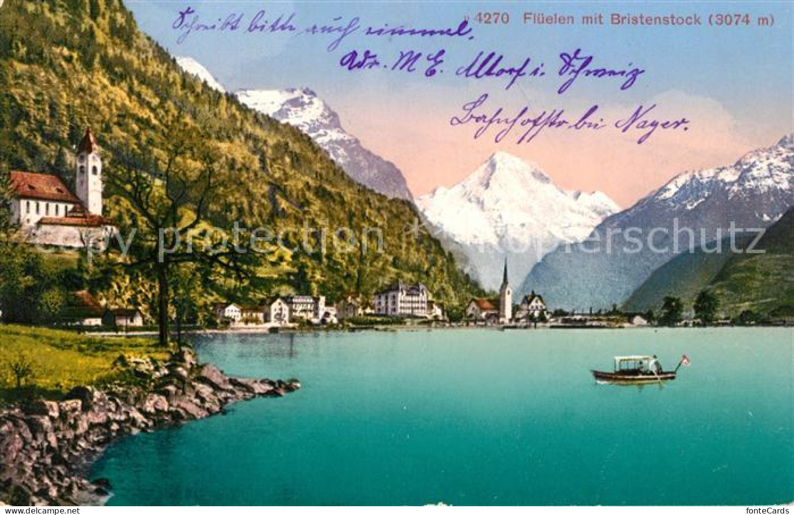 13113872 Flueelen UR Urnersee Bristenstock Glarner Alpen Flueelen - Sonstige & Ohne Zuordnung