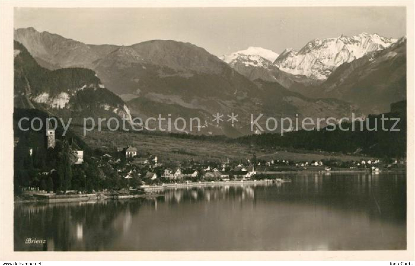 13113862 Brienz Brienzersee Ansicht Vom See Aus Alpenpanorama Brienz - Altri & Non Classificati