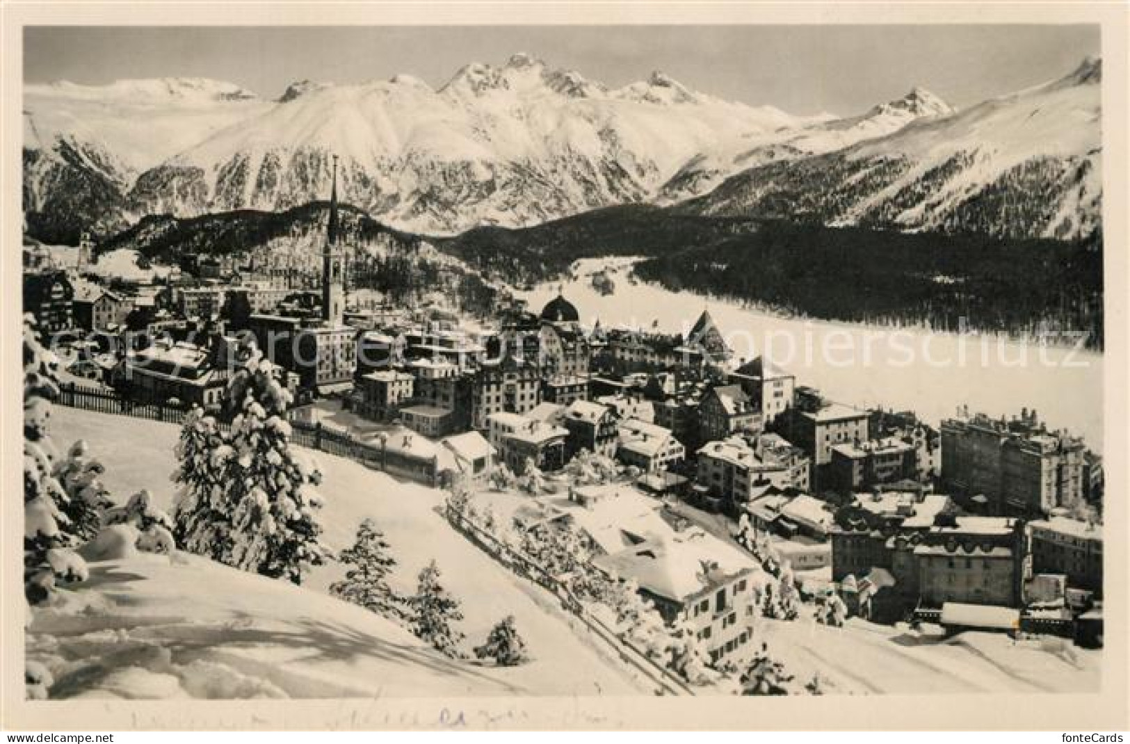 13113854 St Moritz GR Gesamtansicht Wintersportplatz Mit Alpenpanorama St. Morit - Other & Unclassified