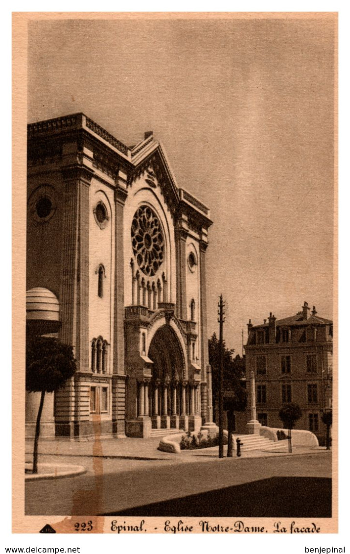 Epinal - Eglise Notre-Dame - La Façade - Epinal