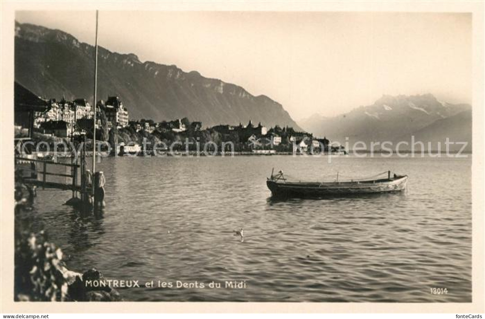 13113840 Montreux VD Lac Leman Et Les Dents Du Midi Montreux - Other & Unclassified