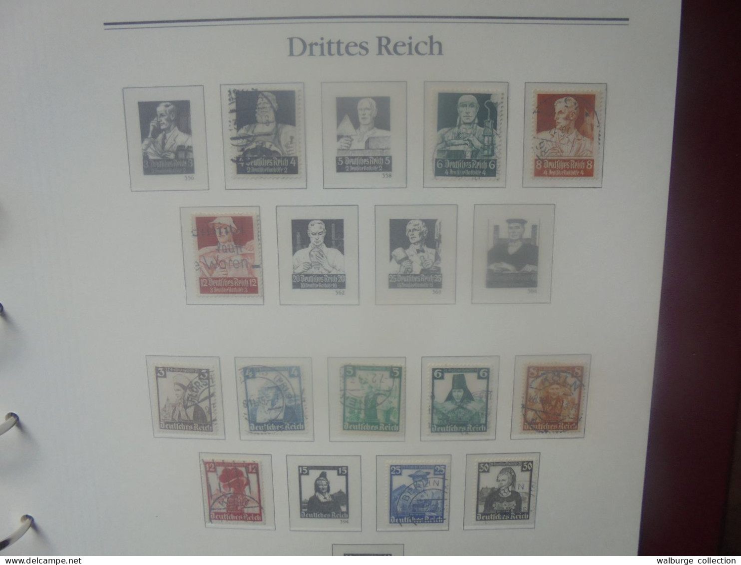 DEUTSCHES REICH-WEIMAR-3eme REICH TRES BELLE COLLECTION MAJORITES OBLITEREE A SAISIR !!! (4391) 2 KILOS 800