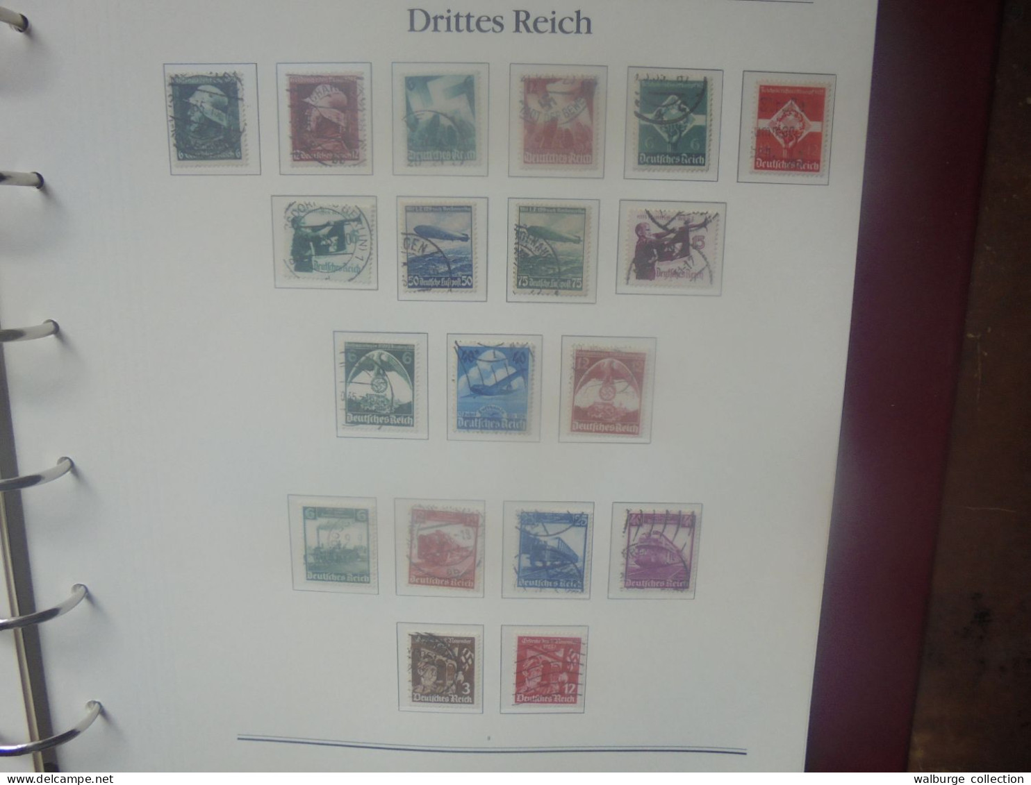 DEUTSCHES REICH-WEIMAR-3eme REICH TRES BELLE COLLECTION MAJORITES OBLITEREE A SAISIR !!! (4391) 2 KILOS 800