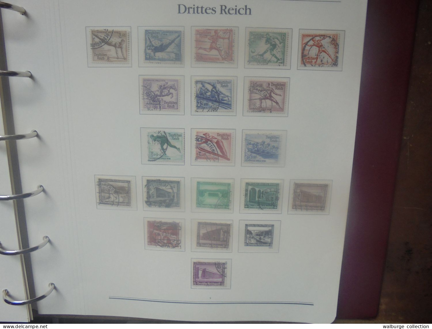 DEUTSCHES REICH-WEIMAR-3eme REICH TRES BELLE COLLECTION MAJORITES OBLITEREE A SAISIR !!! (4391) 2 KILOS 800