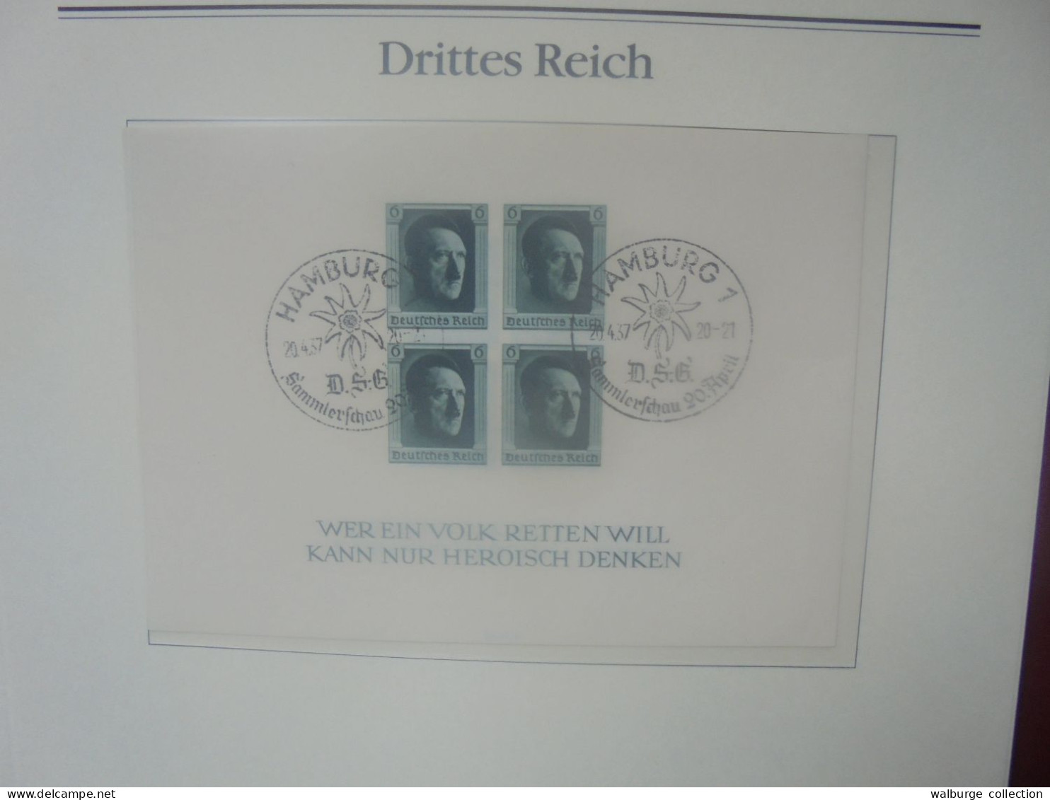 DEUTSCHES REICH-WEIMAR-3eme REICH TRES BELLE COLLECTION MAJORITES OBLITEREE A SAISIR !!! (4391) 2 KILOS 800