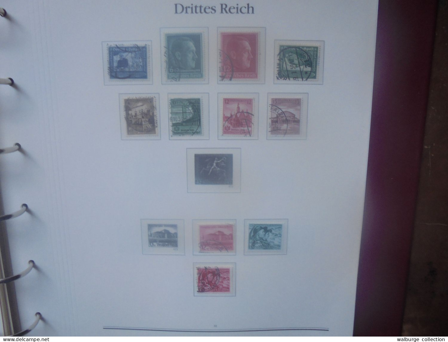 DEUTSCHES REICH-WEIMAR-3eme REICH TRES BELLE COLLECTION MAJORITES OBLITEREE A SAISIR !!! (4391) 2 KILOS 800