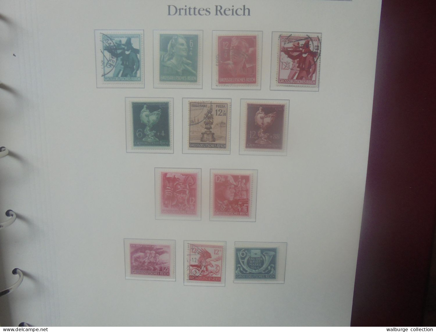 DEUTSCHES REICH-WEIMAR-3eme REICH TRES BELLE COLLECTION MAJORITES OBLITEREE A SAISIR !!! (4391) 2 KILOS 800