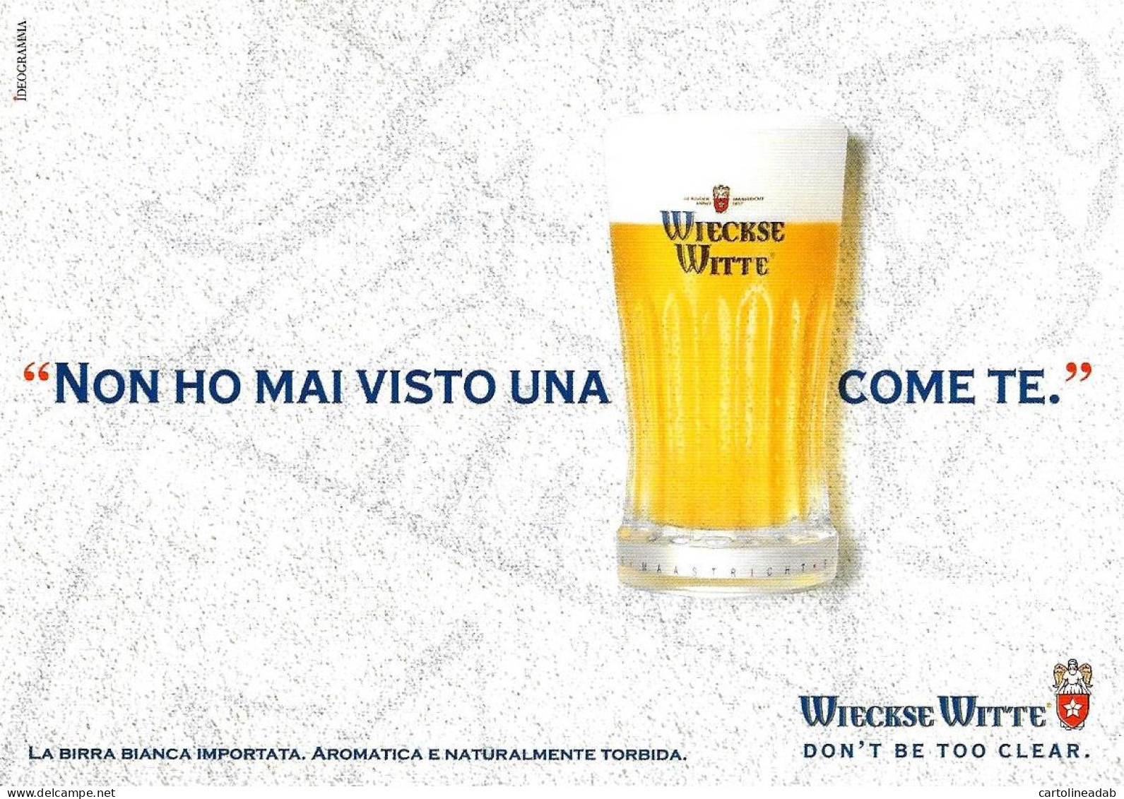 [MD9532] CPM - BIRRA WIECKSE WITTE - PROMOCARD 3783 - PERFETTA - Non Viaggiata - Advertising