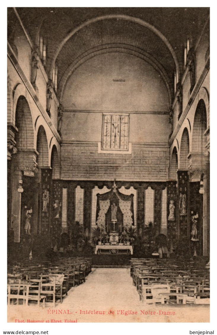 Epinal - Intérieur De L'Eglise Notre-Dame - Epinal