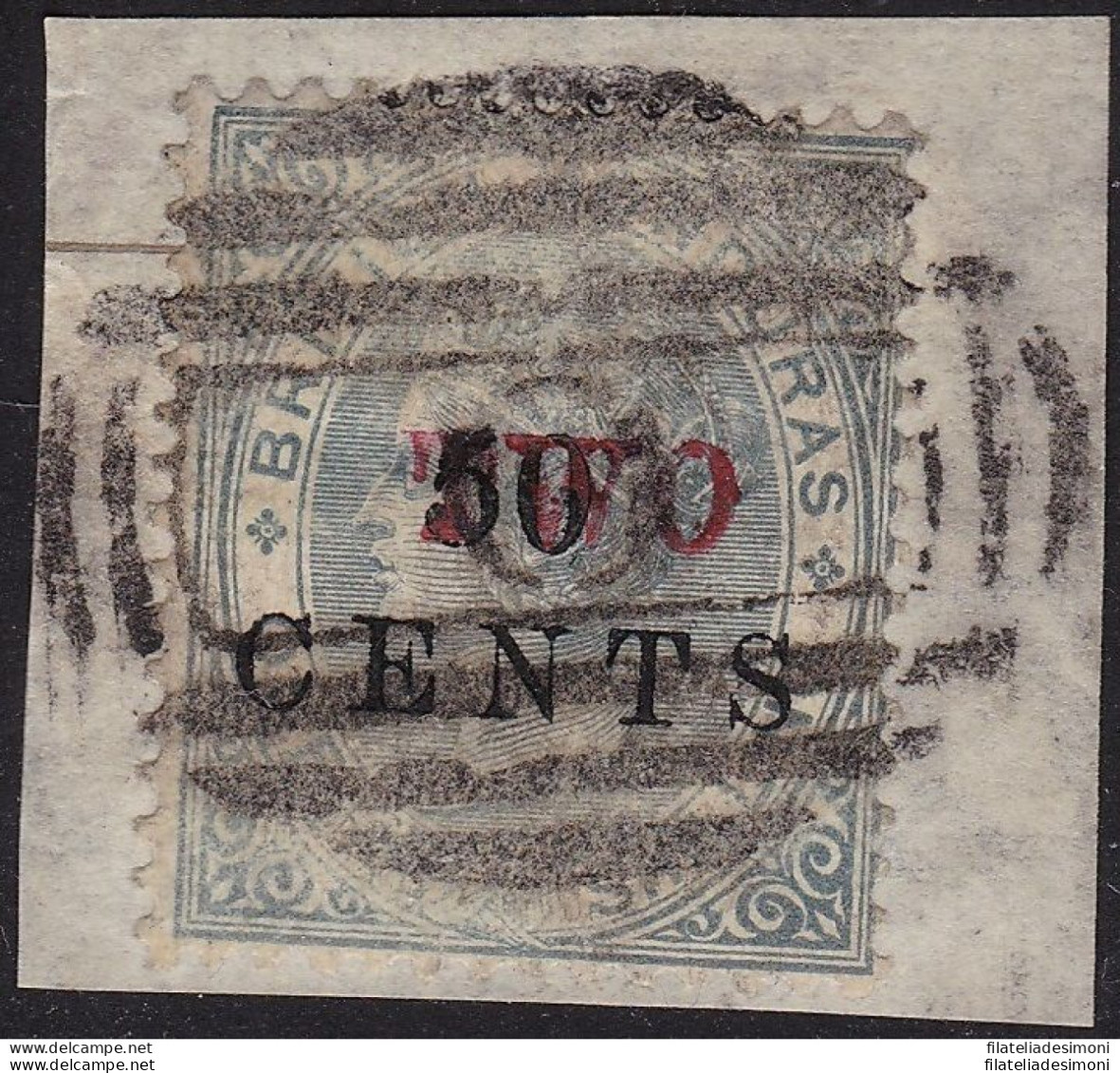 1888 BRITISH HONDURAS, SG 35 SU FRAMMENTO - Otros & Sin Clasificación